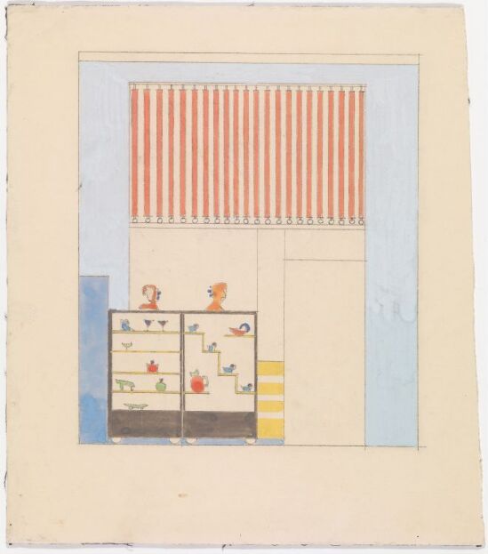 Innredning av forretningen Petit Art