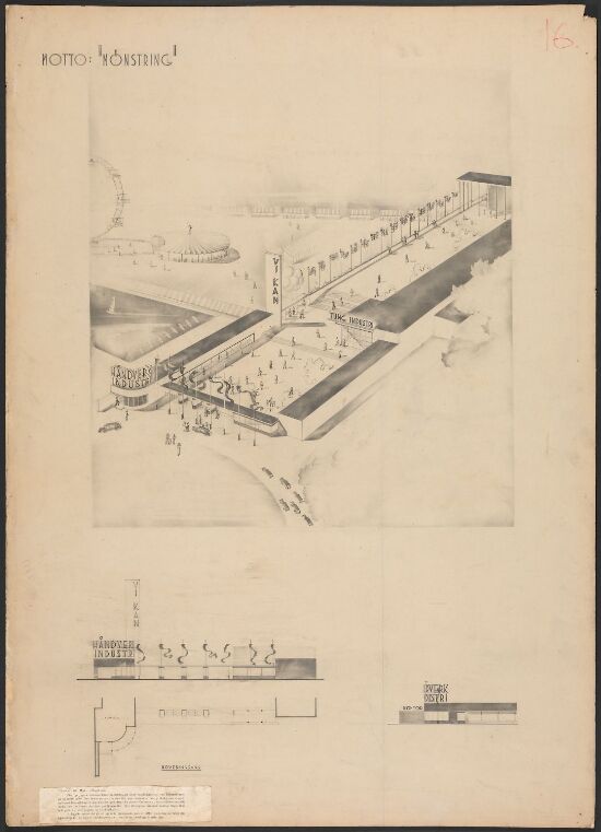 Mønstring. Konkurranseutkast til Vi Kan-utstillingen
