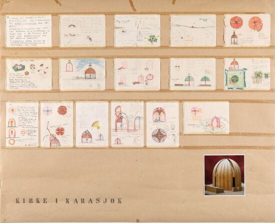 Utkast til kirke i Karasjok