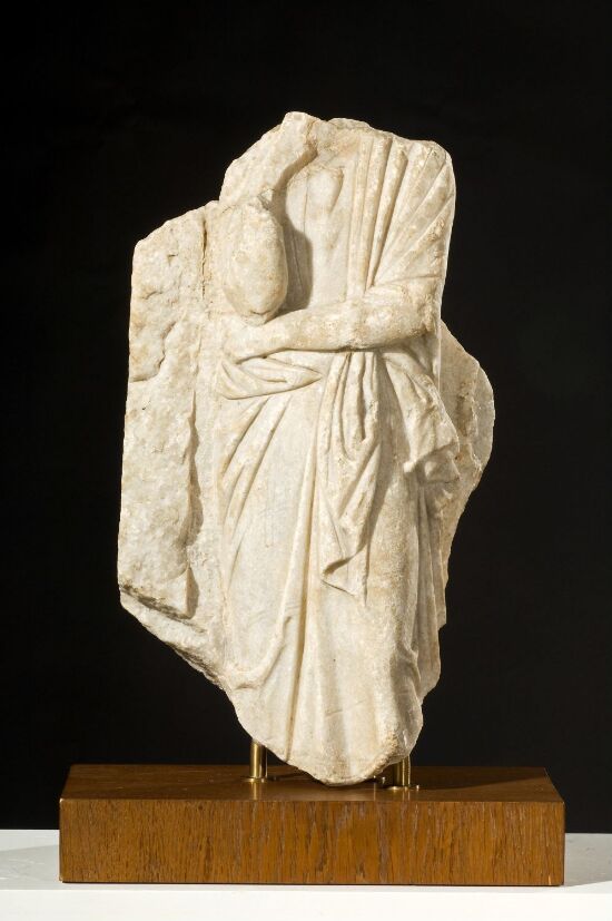 Funerary relief with parting