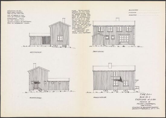 Boligdirektoratets typetegning nr. 24