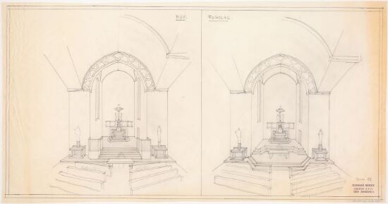St. Josephs kapell - ombygging av korparti
