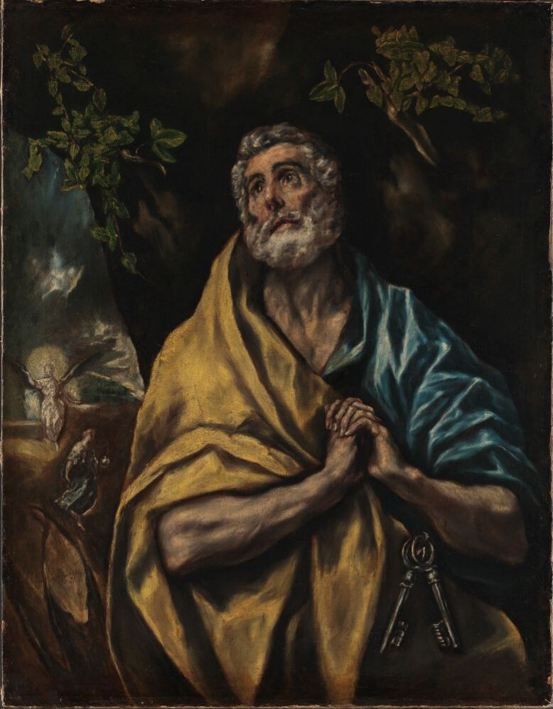 El Greco Tears Of St Peter Nasjonalmuseet Collection