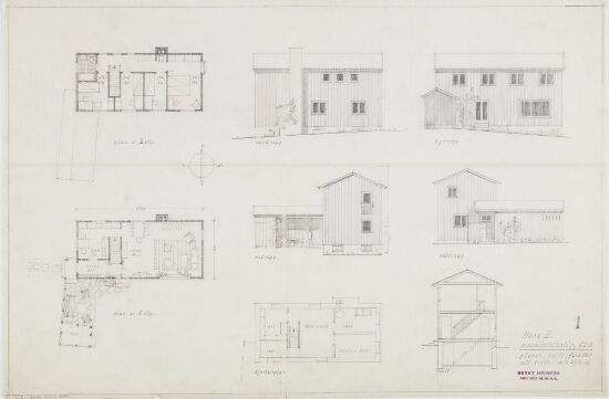 Boliger for maskinister og maskinmester på Nore II