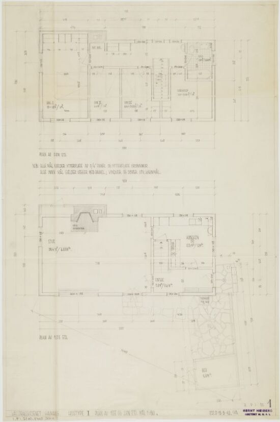 Vassdragsvesenet hustype 1