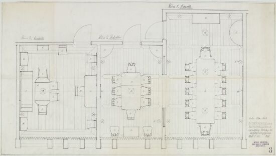 Møbleringsplan for Storebrands representasjonsrom
