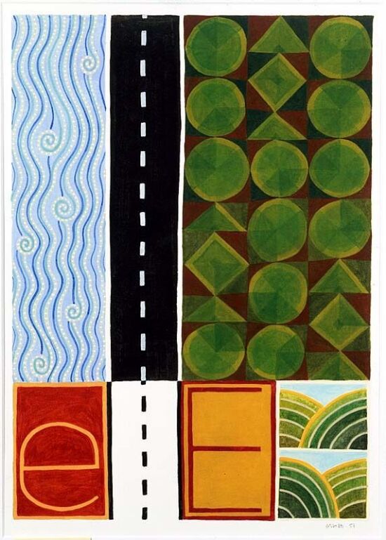 E (ill. til God dag, ABC med lesebok, Oslo 1988)