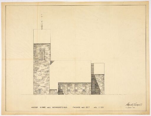 Vadsø kirke og prestebolig