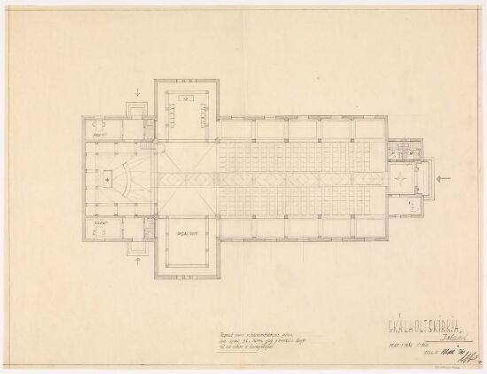 Kirkeanlegg på Skalholt