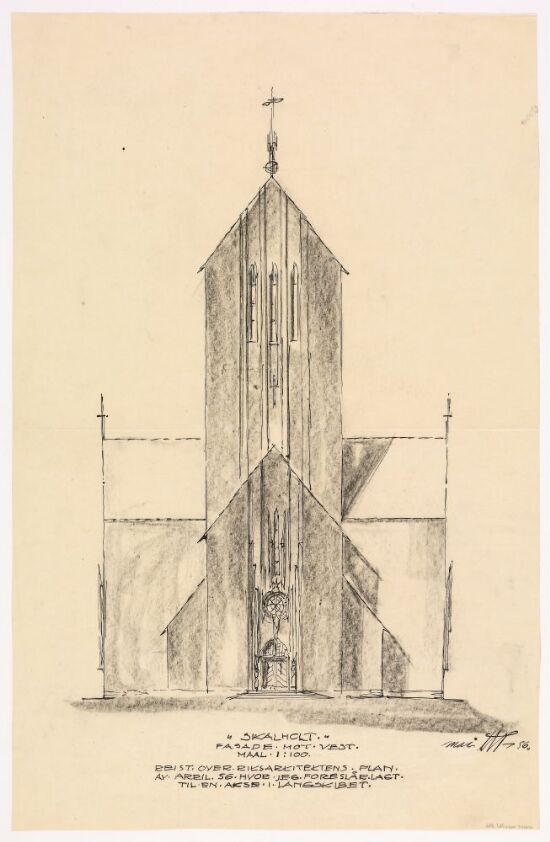 Kirkeanlegg på Skalholt