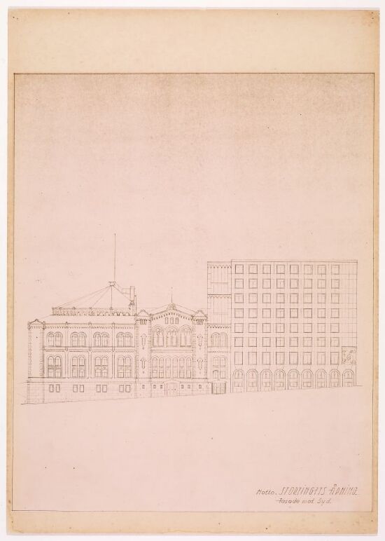 STORTINGETS ÅPNING, forslag til Stortingets utvidelse