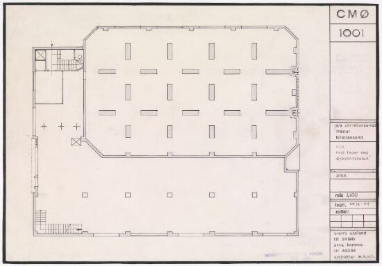 Silo med lager for A/S Christiansands møller