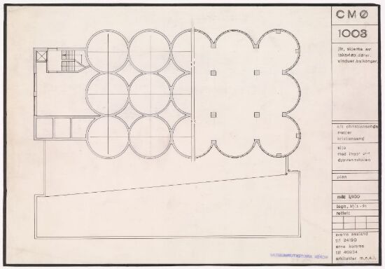Silo med lager for A/S Christiansands møller