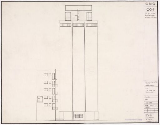 Silo med lager for A/S Christiansands møller