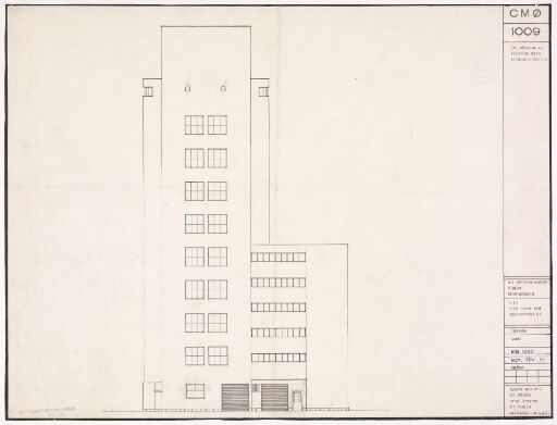 Silo med lager for A/S Christiansands møller