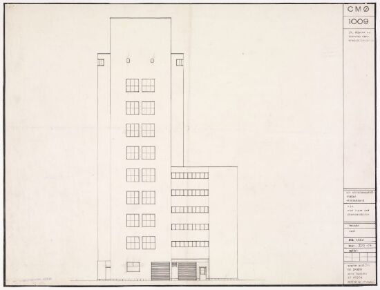 Silo med lager for A/S Christiansands møller