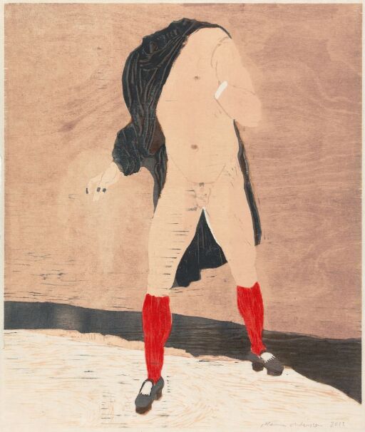 Headless Man in Stockings