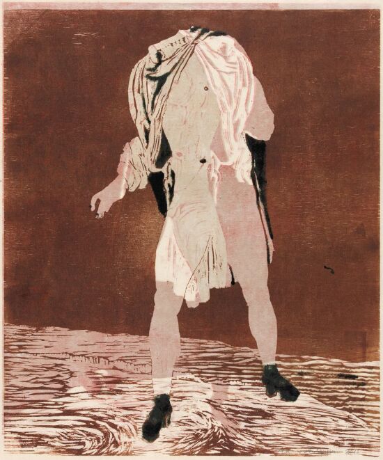 Headless Man in Stockings