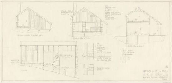 Summer House for Aarnes. Section