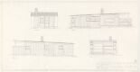 Sommerhus for Grethe Alm. Fasadetegning