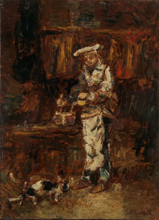 Detail study for 'La Rottisserie des deux Paons'