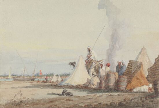 Arabian camp, Bulak, on the outskirts of Cairo