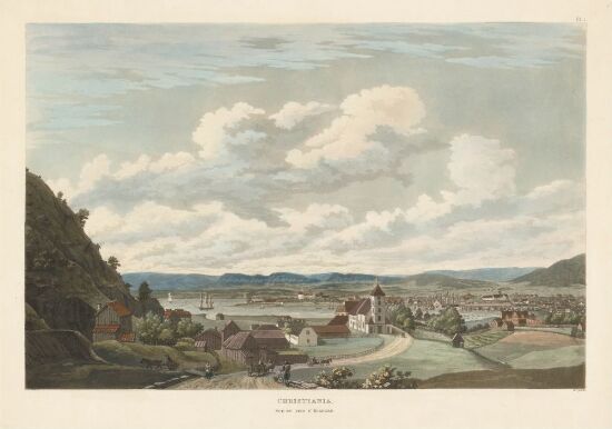 Christiania sett fra Ekeberg