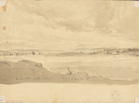 Fra høyden mellom Irschenhausen og Icking