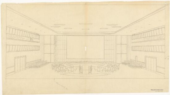 Innredning av Sikkerhetsrådets sal