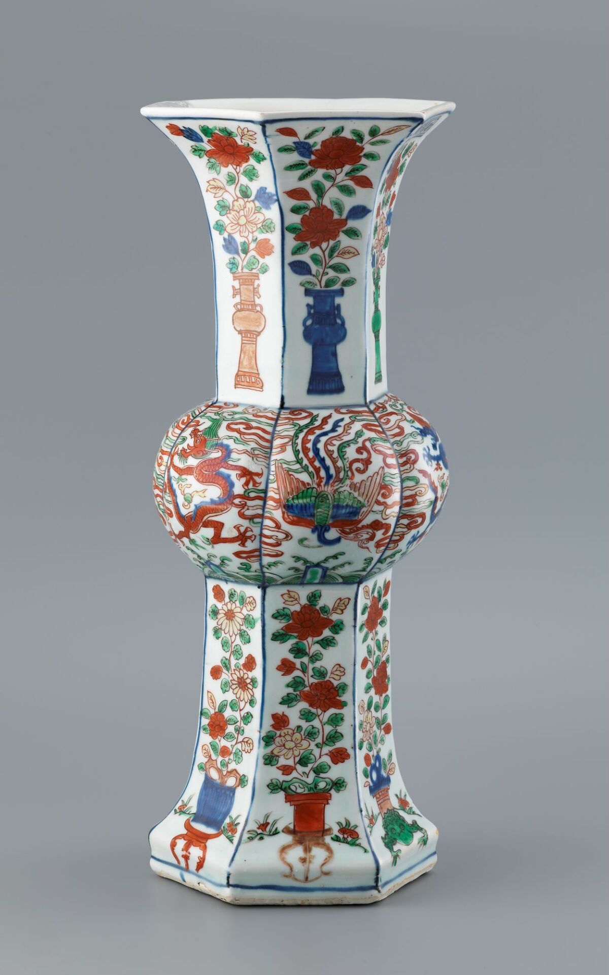 WanLi, Ming, Vase Nasjonalmuseet Samlingen