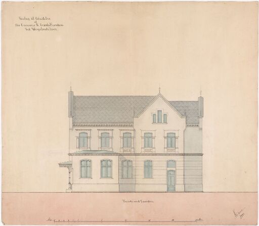 Herr Grosserer K. Graahs bygning ved Wergelands veien