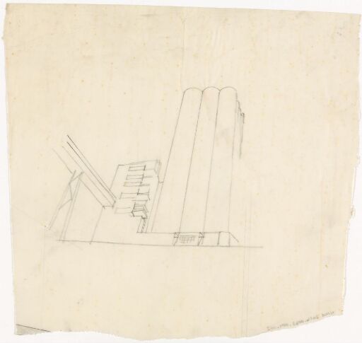 Extension of grain silo and mill building