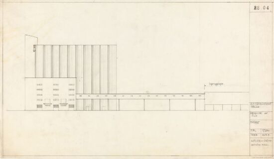 Tilbygg av kornsilo og mølle for Kristiansand Møller