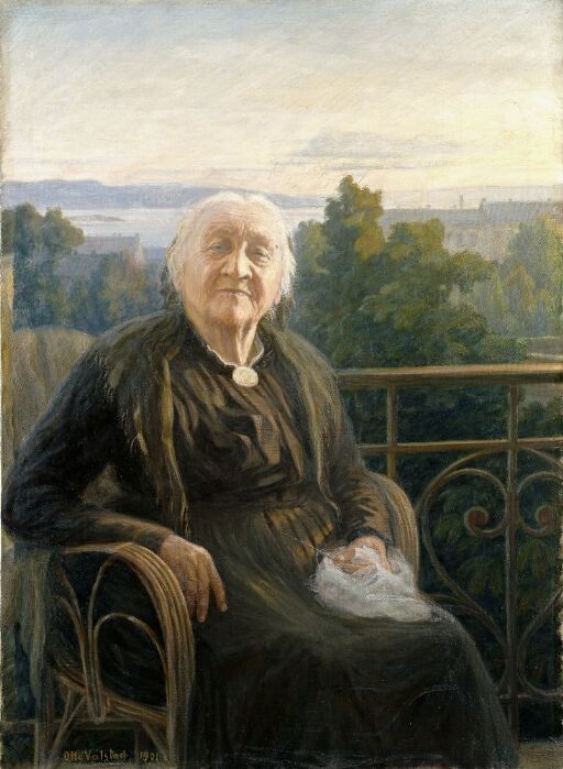 Portrait of Mrs Lina Bruun