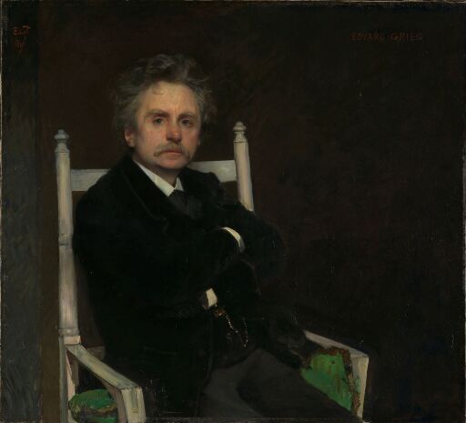 Portrait of the Composer Edvard Grieg