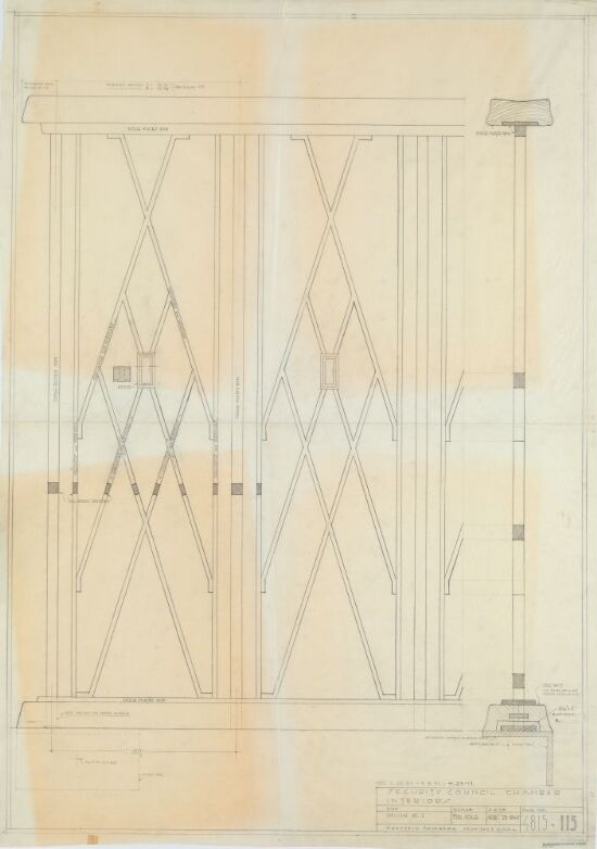 Rekkverk til Sikkerhetsrådets sal