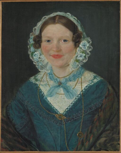 Portrait of Engel Marie Delphin, b. Lange