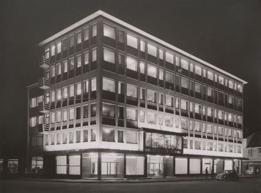 Nocturnal View of Aftenbladet's  House