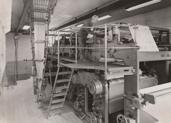 Aftenbladets hus, rotasjonspressen