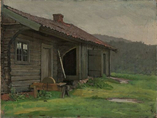 A Farmhouse in Summer Rain