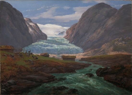 View of Nigardsbreen in Jostedalen