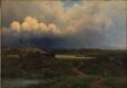 Landscape with stormy Sky