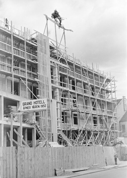 Grand Hotel in Larvik under construction