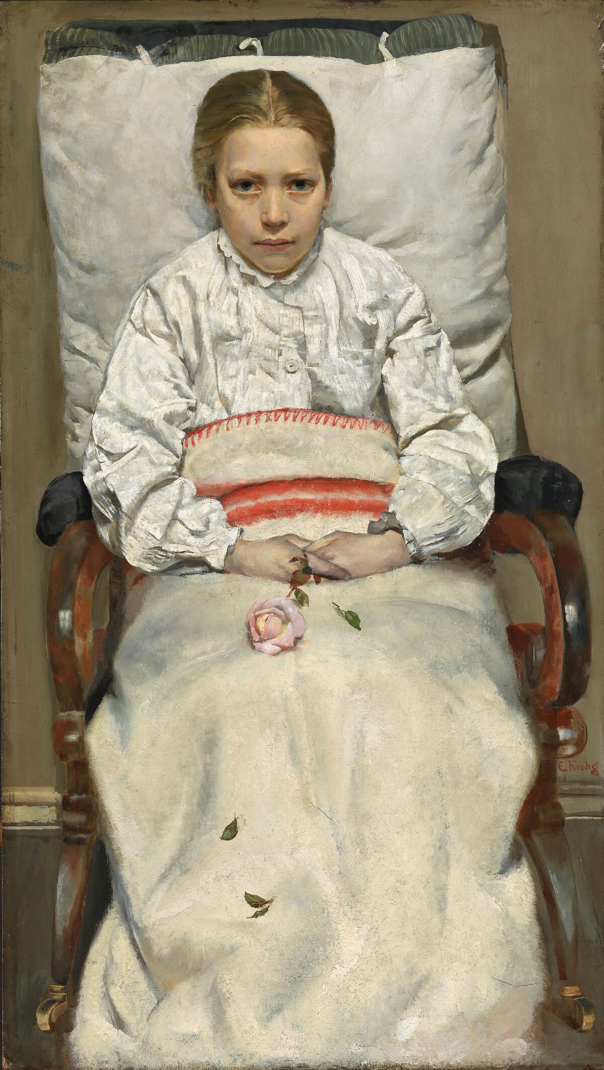 Christian Krohg Syk Pike Nasjonalmuseet Samlingen