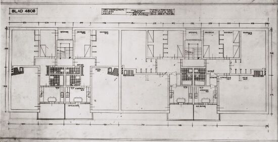 Tilbygg til forretningsgård med boliger på Meløy, plantegning