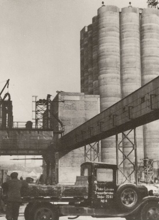 Fra kornsiloen på Odderøya