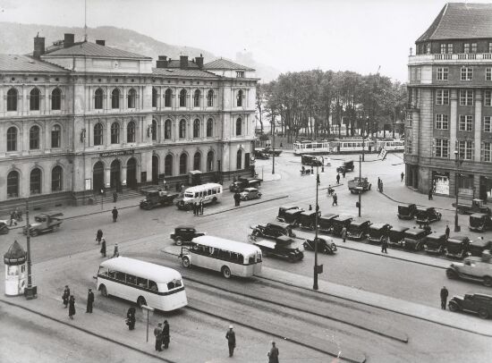 Østbanestasjonen og Jernbanetorget i Oslo