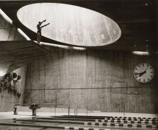 Interiør fra Stavanger svømmehall