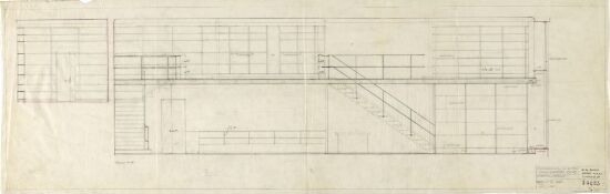 Ominnredning av butikken «Petit Art». Snitt