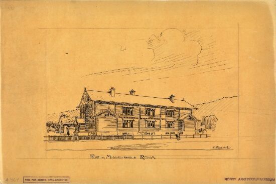 Skolebygning på Rena